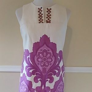 Beautiful purple-white floral dress